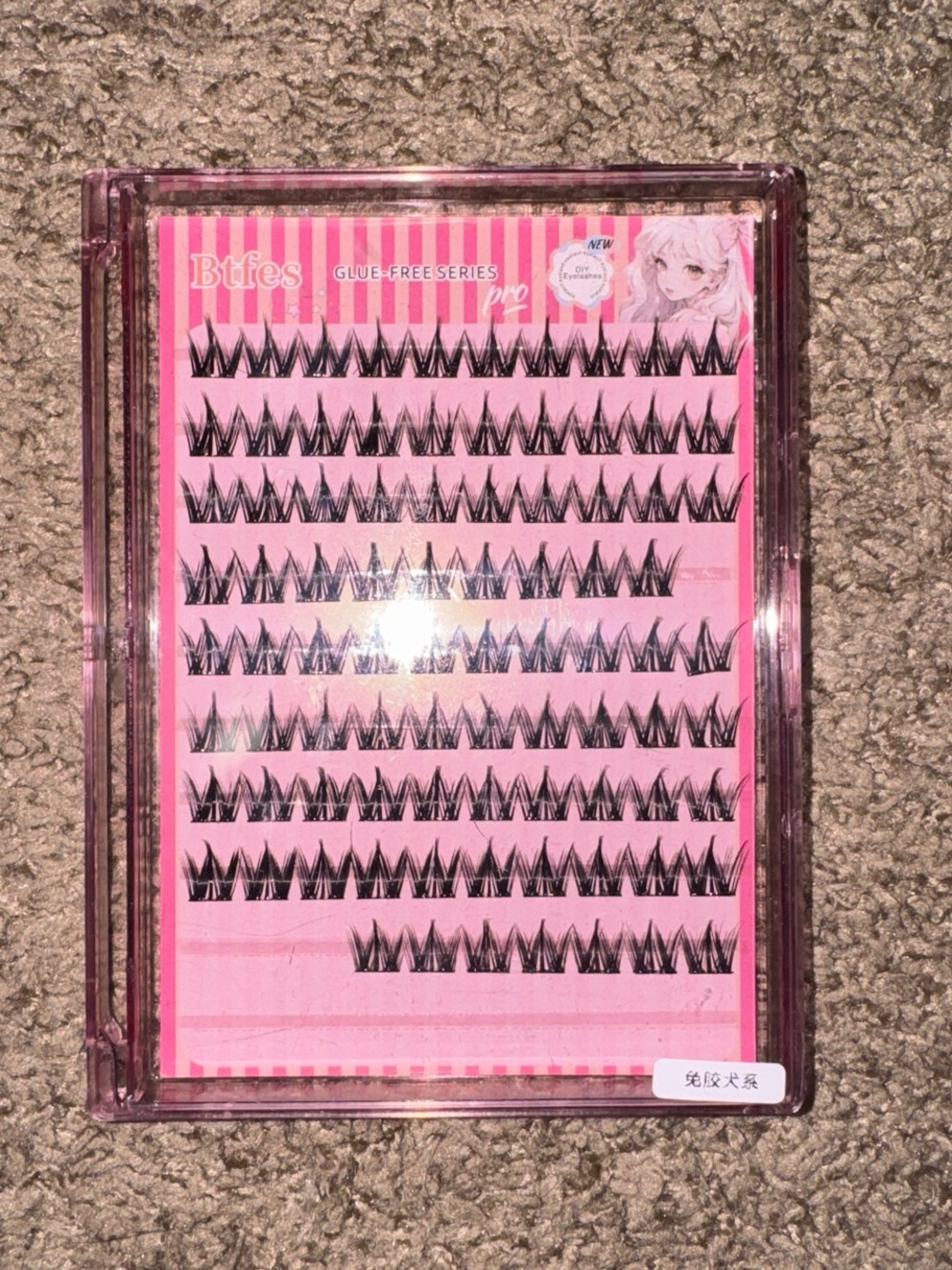 Individual Lash Clusters — Black
